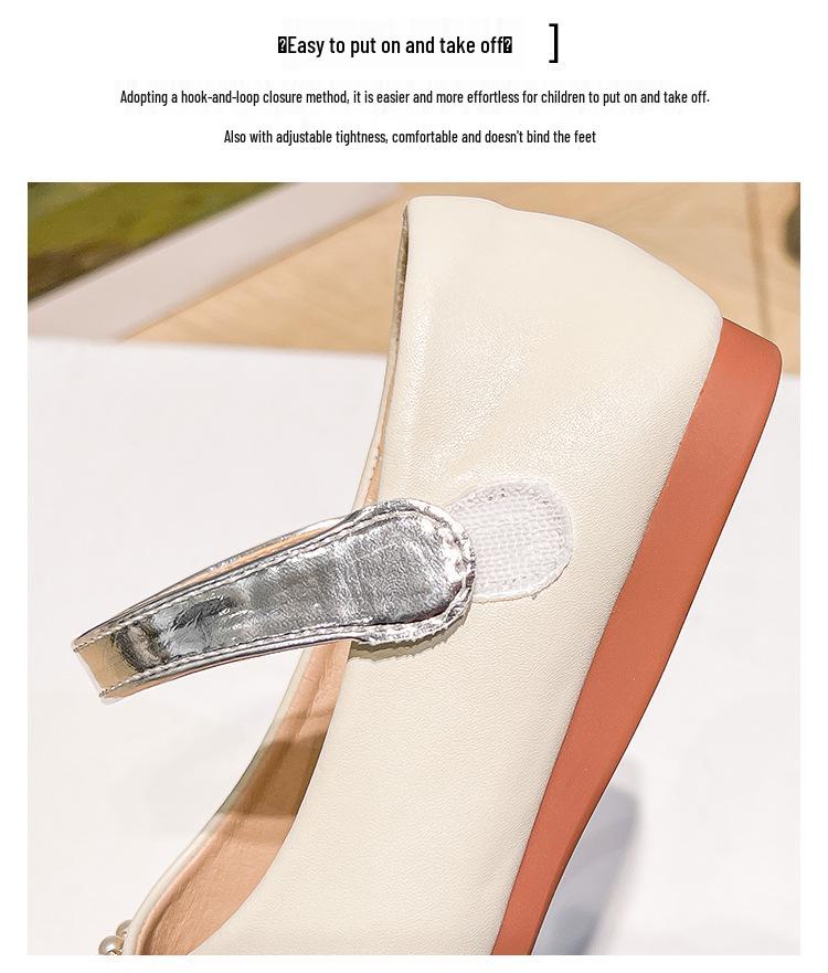 2026 Spring Princess Soft-Soled Leather Shoes for Girls – Perfect for Dresses