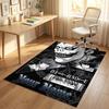 Personalized Crystal Velvet Carpet,Death Note Custom Printed Name, Plush Area Rug For Home Indoor Decor