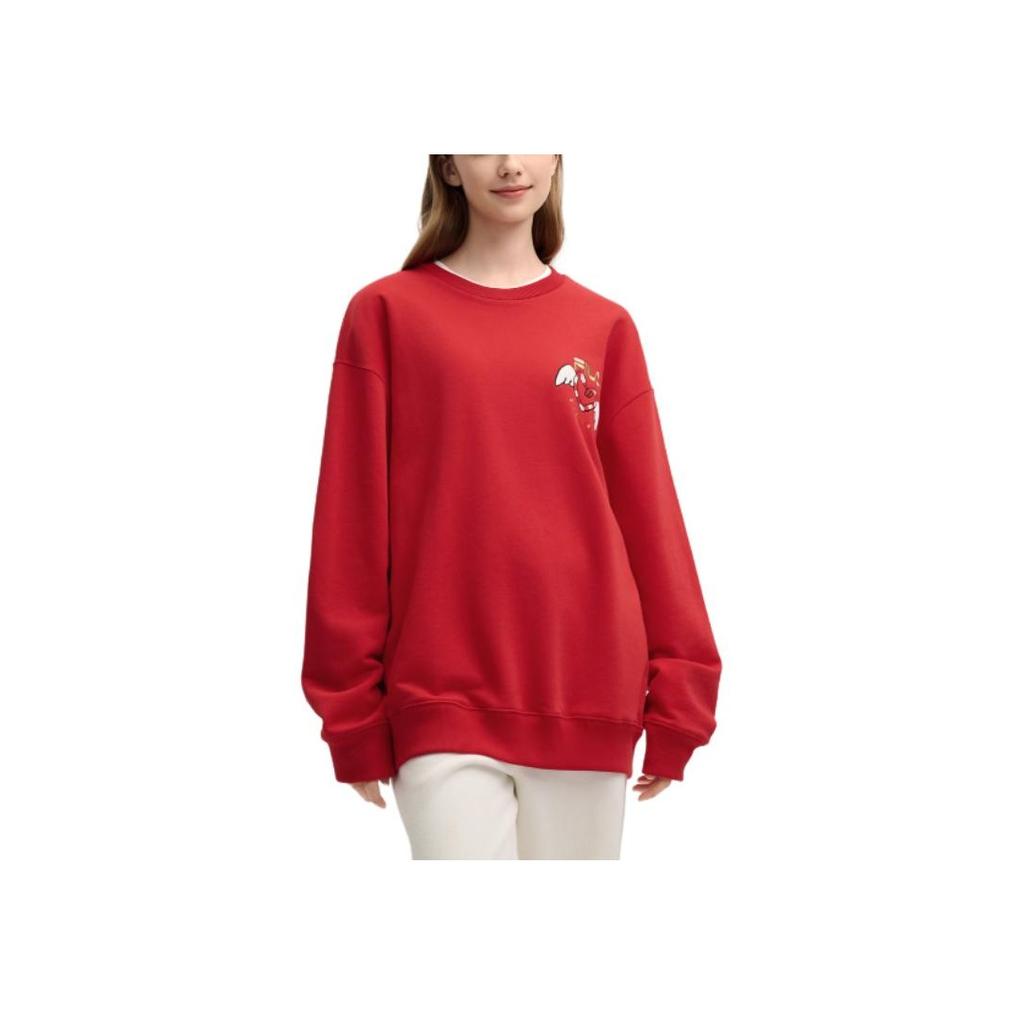 New FILA ORIGINALE Sweatshirt Unisex Legend Red F11U519202F-RD