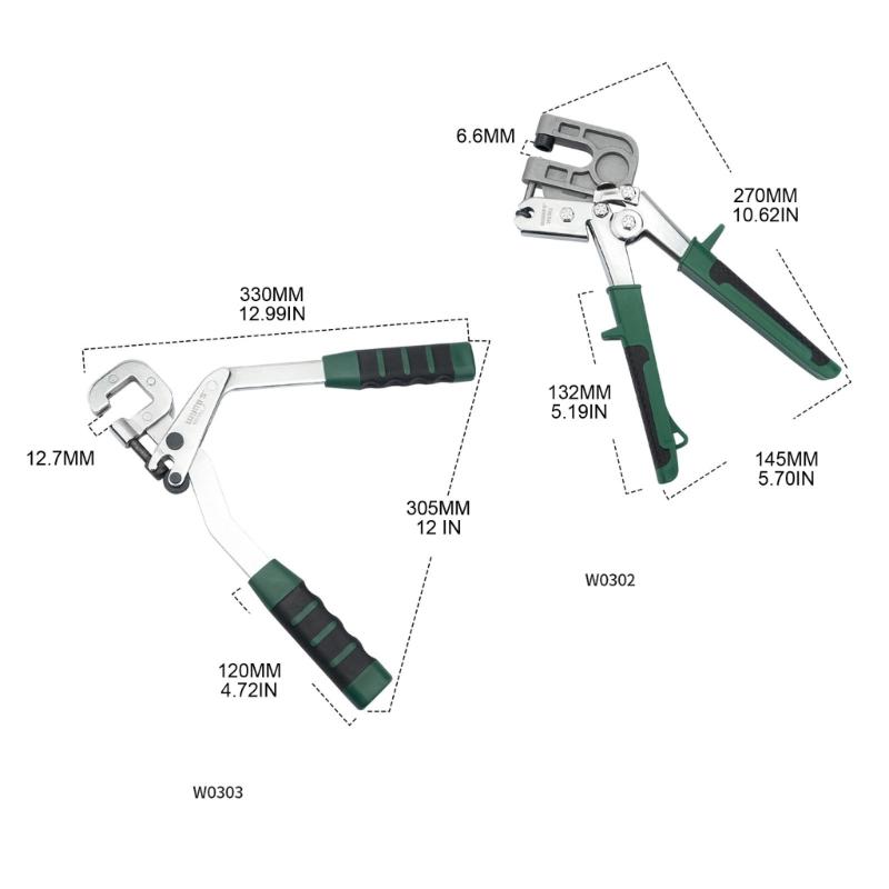 Studs Crimper Pliers Lock Crimper Framing Fastening Hand Tool Keel Board