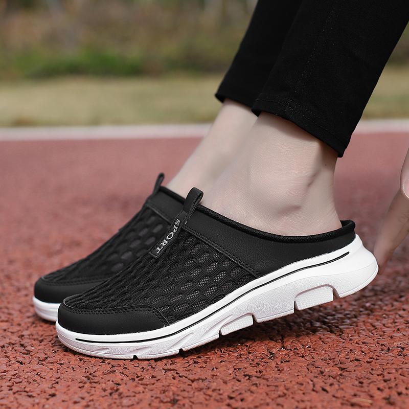 Prodyšné poloviční pantofle Ultra lehké vnitřní a venkovní pantofle Dámské pantofle Pánské vnitřní pantofle