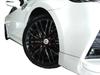 [STS Michiko] Wheel Nut Cap, Red, Metallic Color, Air Valve Cap Included (Red, 0.7