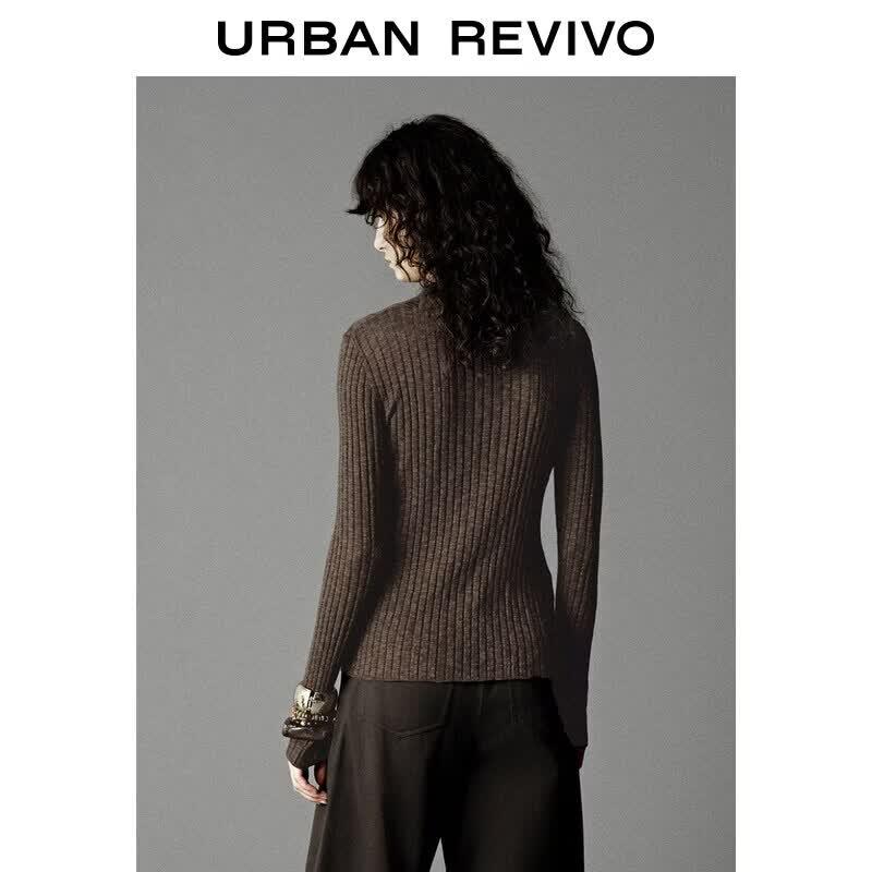 UR Women's Textured Button-Front Knit Cardigan