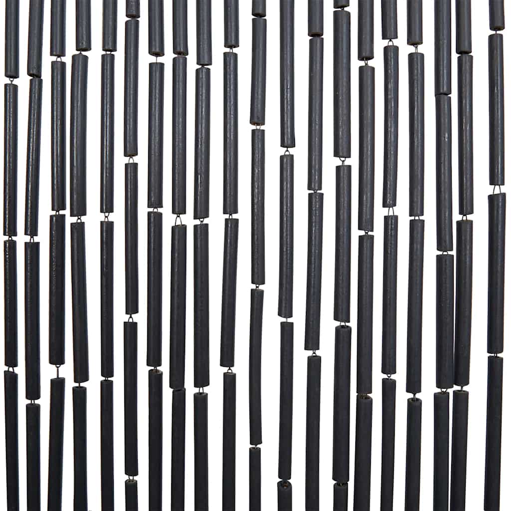Insect Door Curtain Dark Grey 100 x 200 cm Bamboo