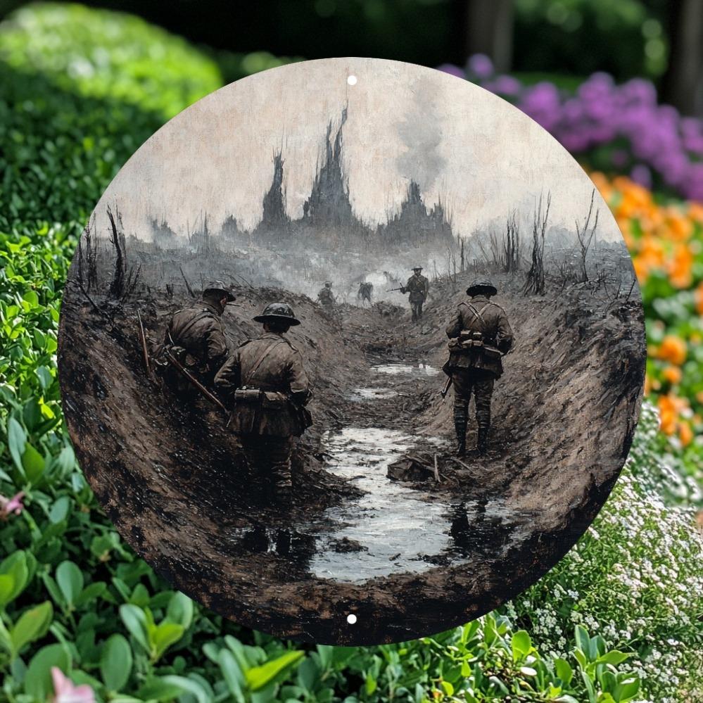 CIFBUY D Flat Aluminum Wall Art Waterproof Durable Decorative Sign For Home Living Room Bedroom Decor Spanish Family Rules Plaq