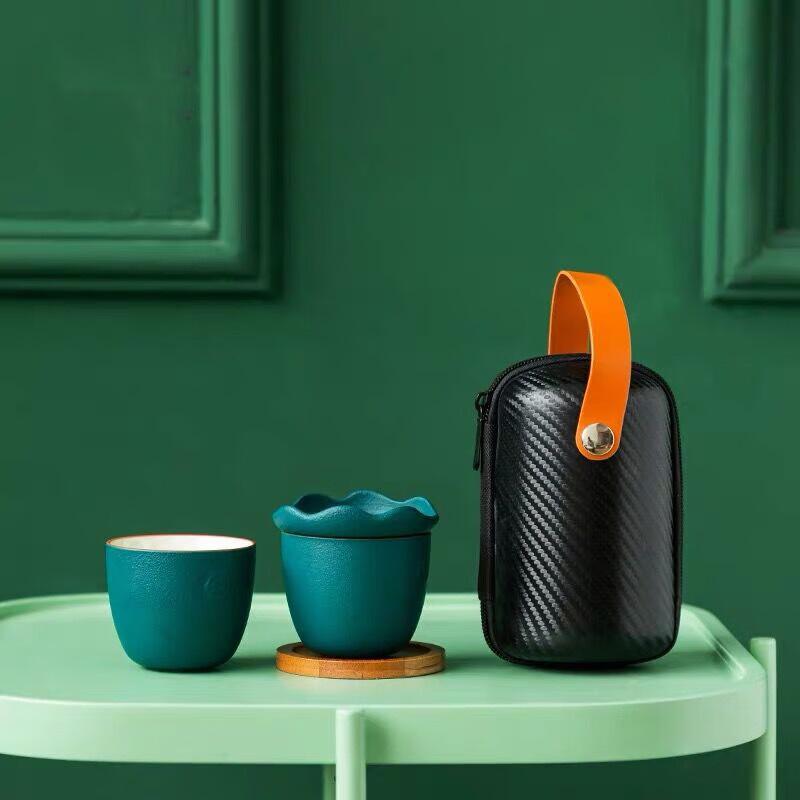 Guanshan Portable Ceramic Tea Set