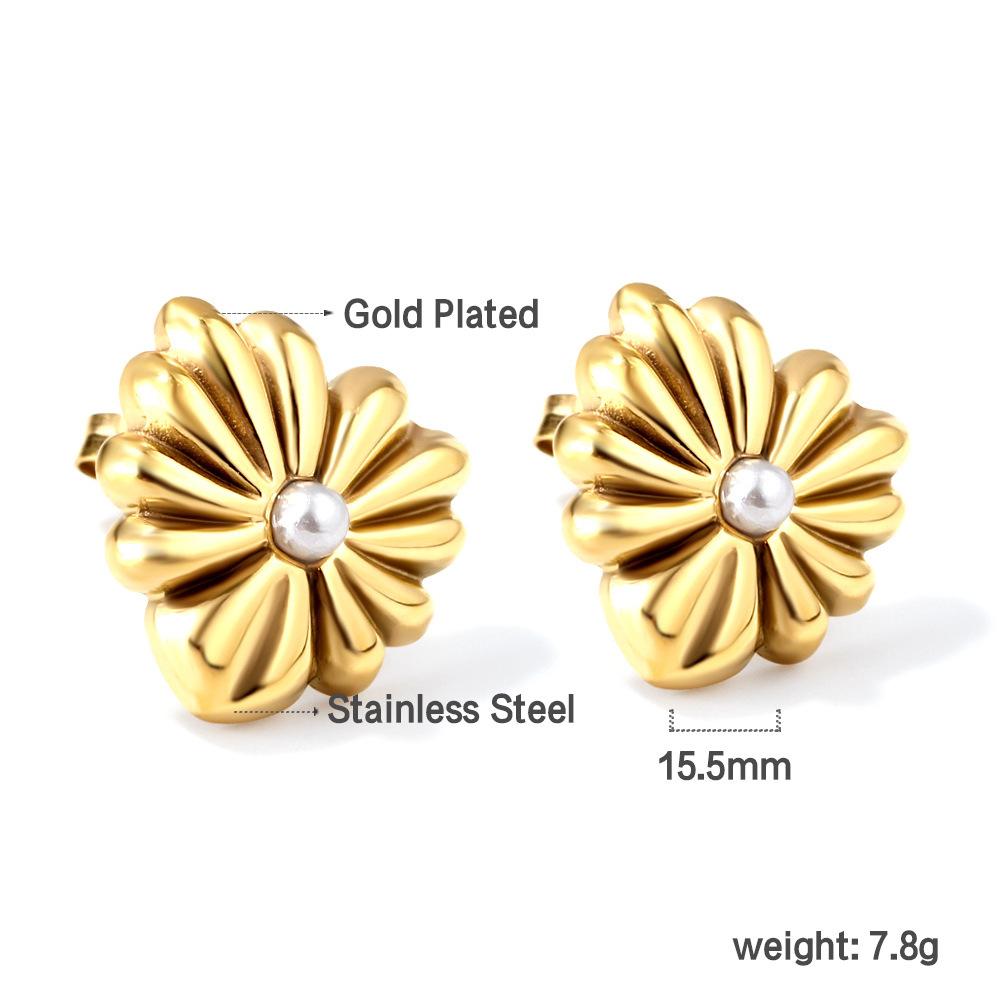 Vintage French Gold Pearl Earrings For Women Elegant And Sophisticated Pearl Jewelry