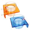 Feeding Dish Aquarium Fish Tank Reptiles Feeder Bowl with Suction Cup Acrylic  Fluorescent  Fish Feeding Aquarium Supplies