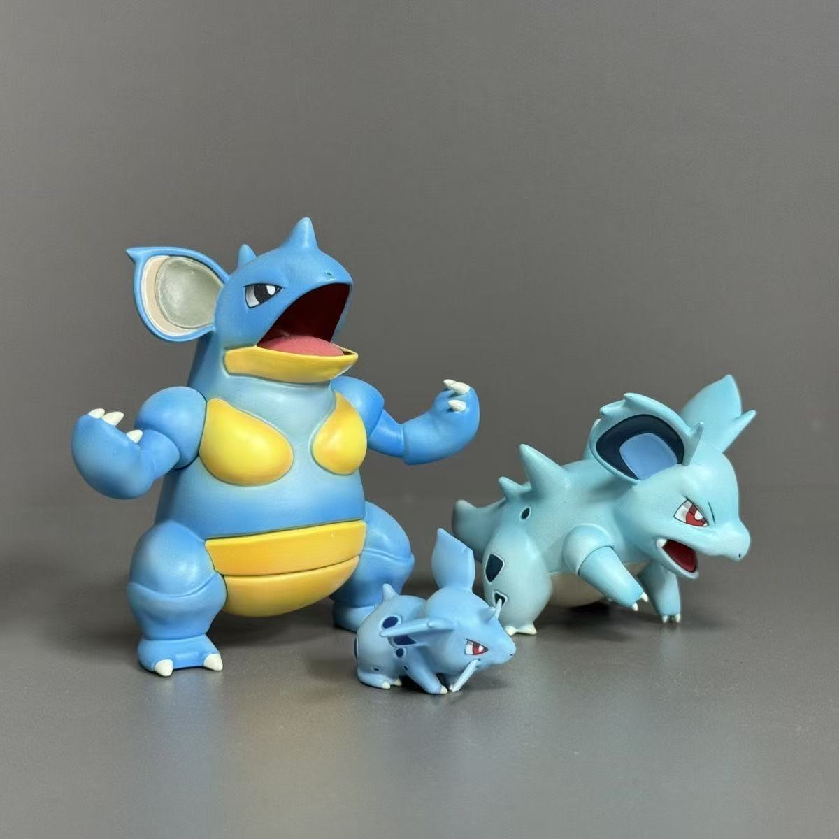 

New Anime Pokemon Nidoking Nidoqueen Figurine PVC Statue Collection Room Doll Decoration Model Toys Gifts