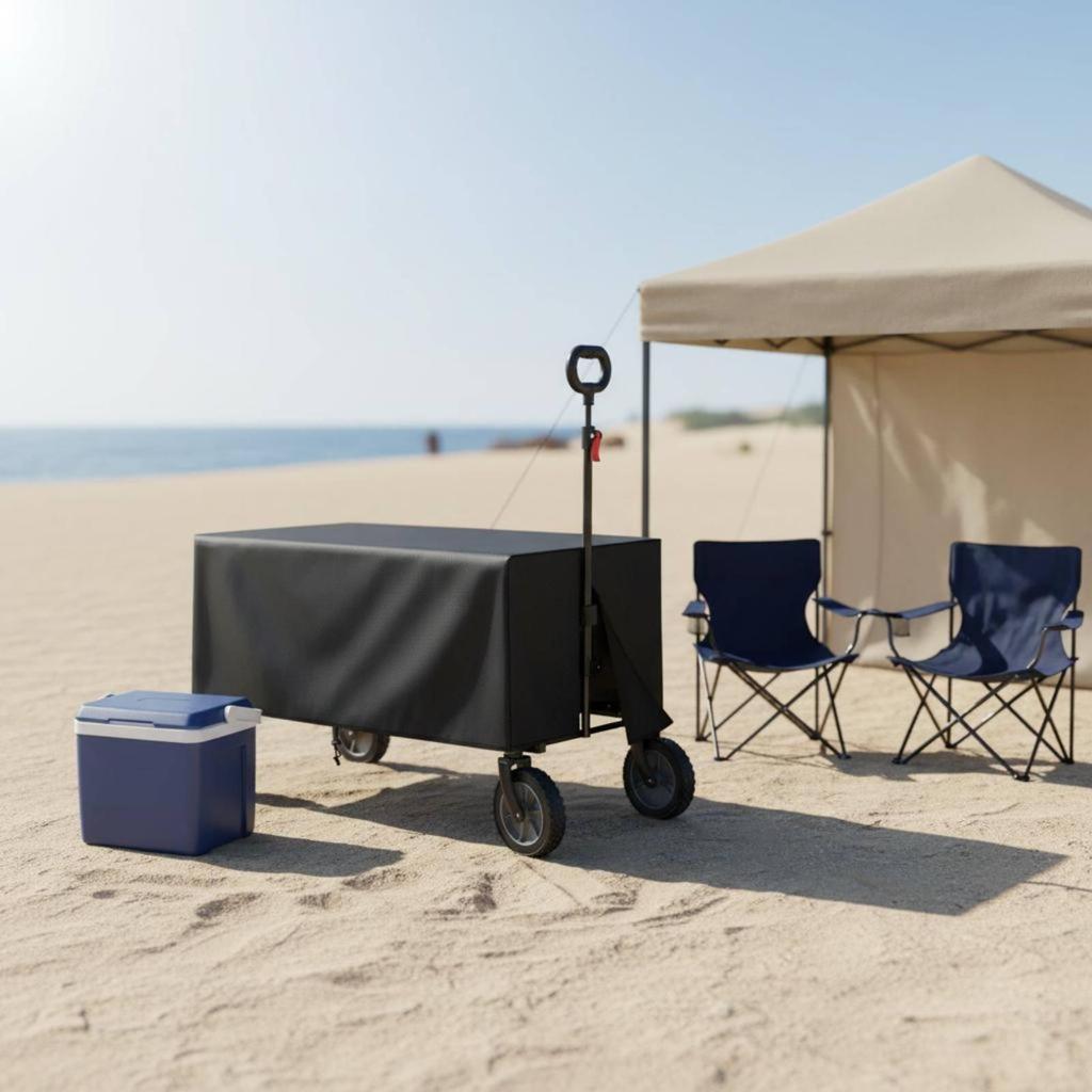 Folding Wagon Cover Dustproof Camping Cart Dust Detachable Foldable 976156cm