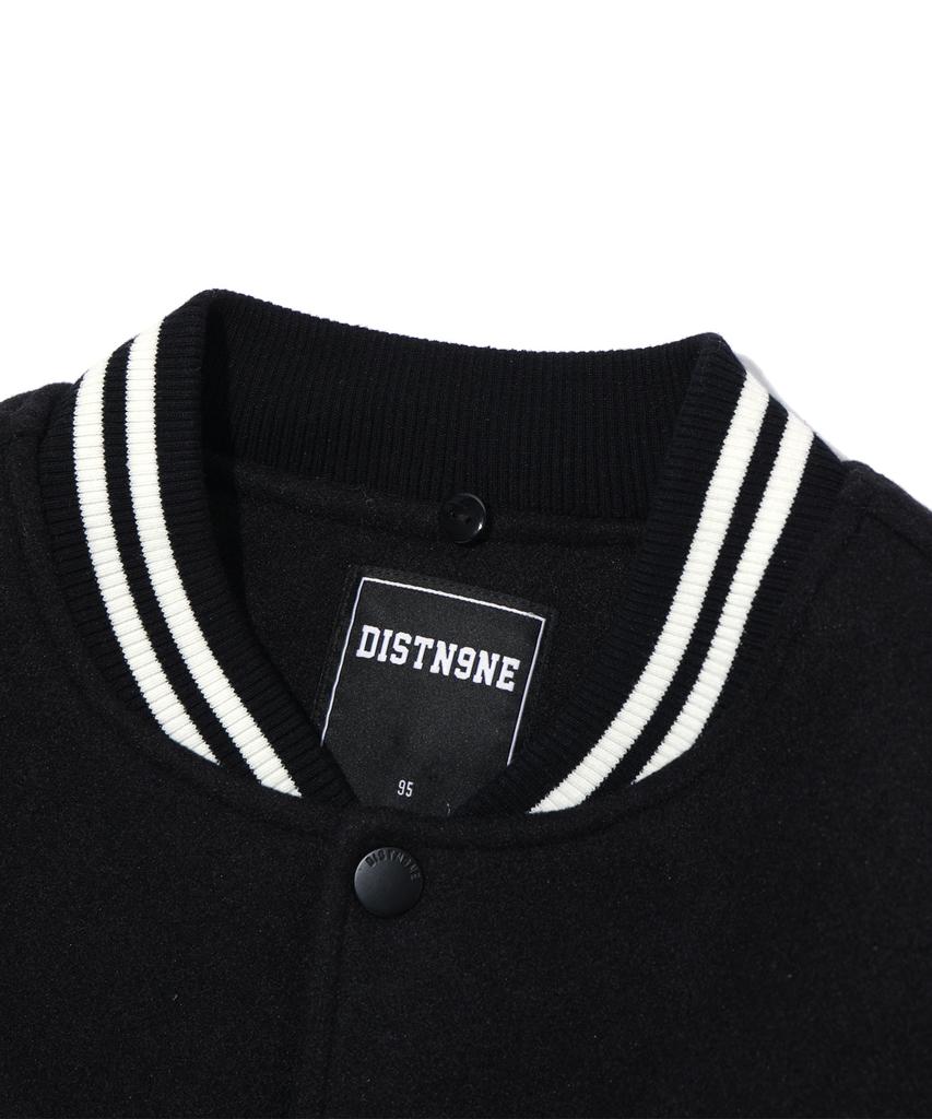 Distn9Ne D Wappen Varsity Padded Jumper Black (Lo1Ju016-076)