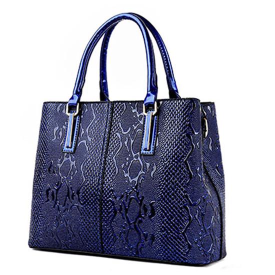 Fashion Leather Ladies Handbag Luxury Snake Shoulder Bags Handbags Ladies Handbag
