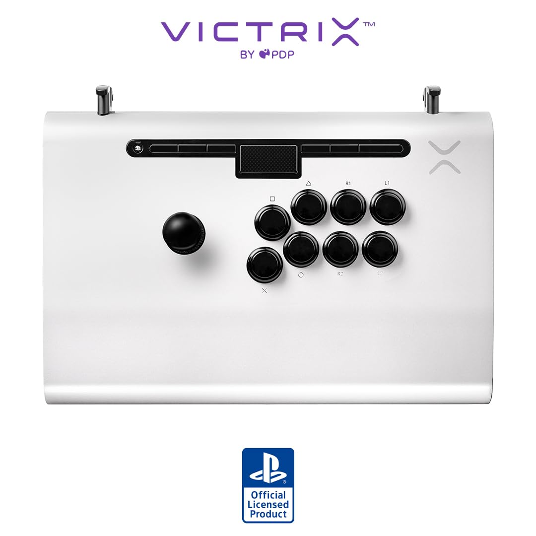 

Офіційно ліцензований Victrix Akekon Victrix від PDP Pro FS Arcade Fight Stick для PlayStation 5 Victrix Arcade Fight Stick PS5 білий [продукт SONY] - білий