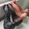 Realistischer XXL Großer Dildo – Weiches Flüssigsilikon 100% Lebensechter Penis mit Starkem Saugfuß, Bequemes Erwachsenen-Masturbationsspielzeug für Frauen, Männer & Paare
