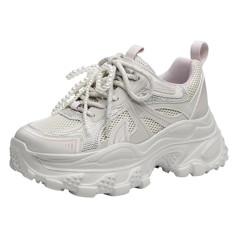 Red Dragonfly Women s Chunky Mesh Casual Shoes 37