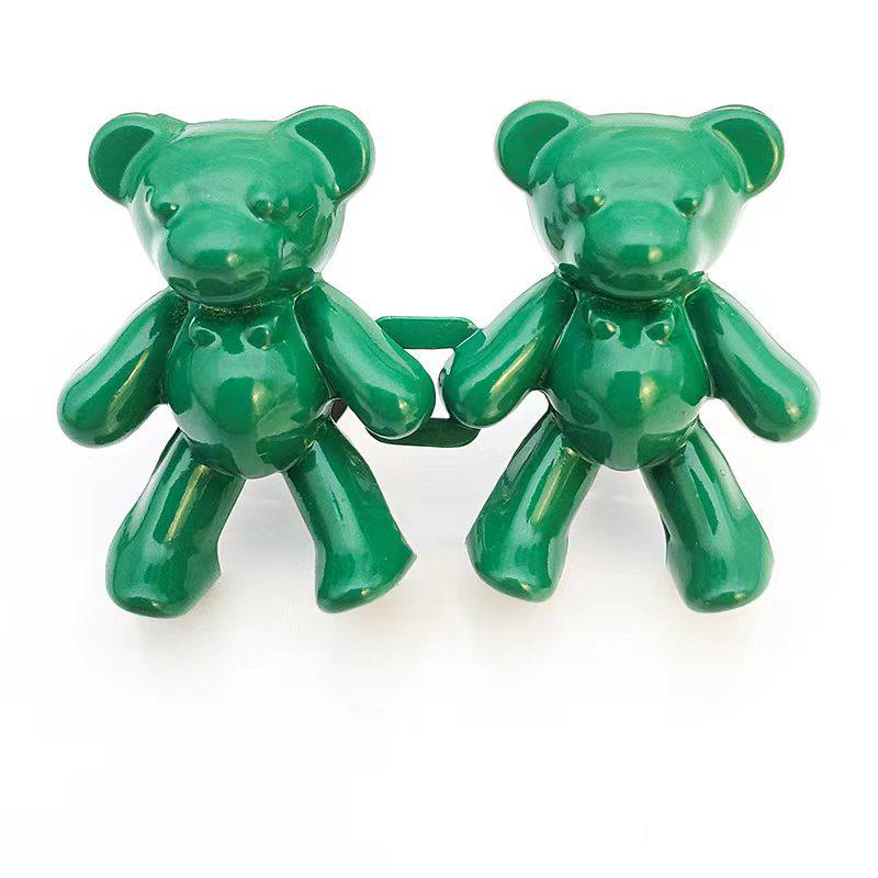 Adjustable Bear Waist Buckle Skirt Decor