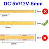 DC 5V 12V USB LED COB bandă 400 leduri/m 5mm alb alb cald LED bandă de lumină 1- 10m LED șir de lumină TV fundal de iluminat bandă decor lampă