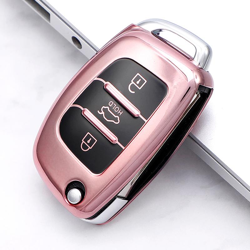 New TPU Car Key Case Cover For Hyundai Tucson Sonata Ix35 Ix25 I20 Creta Santa Fe GLS SPORT Elantra Reina Case Fob i30 creta
