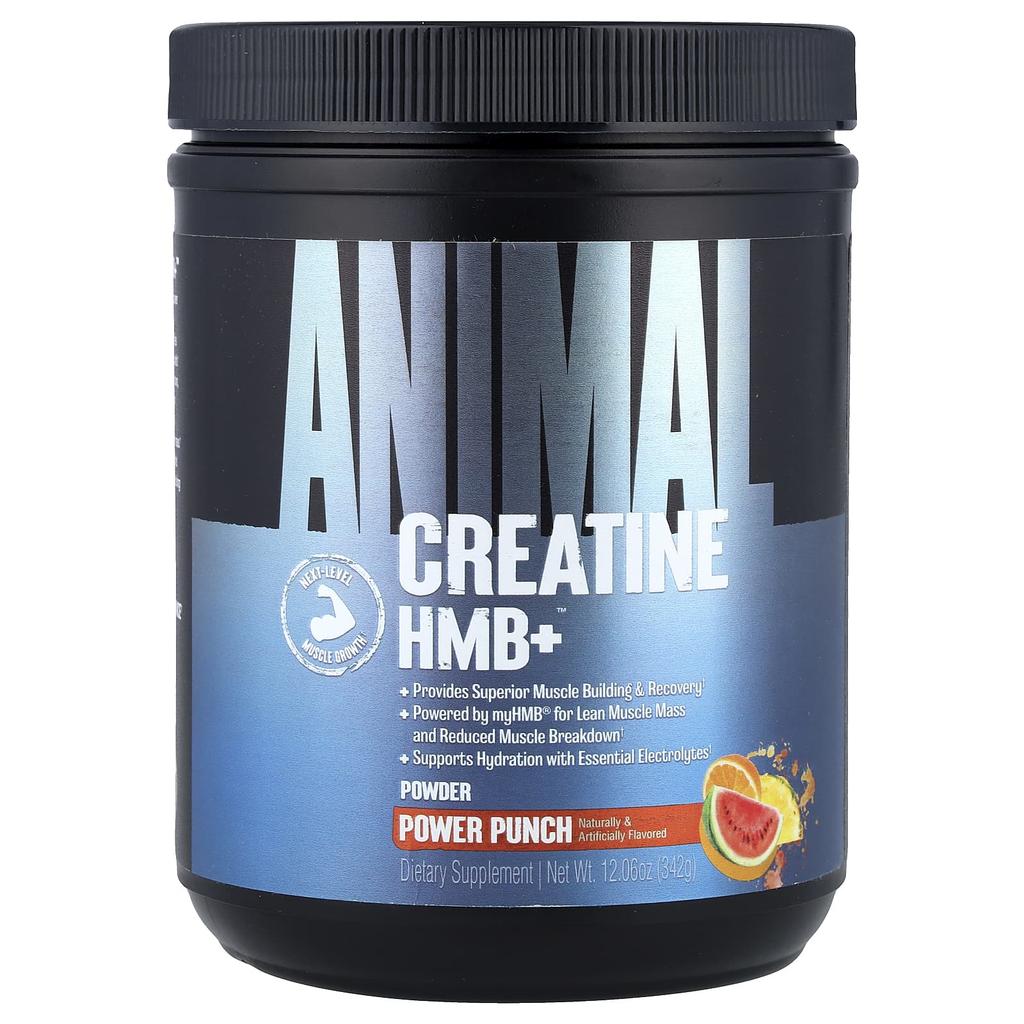 Animal, Creatine HMB+™ Powder, Power Punch, 342g (12.06oz)