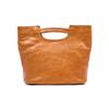 Modische Damen Tasche Retro Stil Leder Beutel Tasche Damen Ganzbaum Creme Gemüsegegerbtes Rindsleder Tragbar Umhängetasche Damen Tasche
