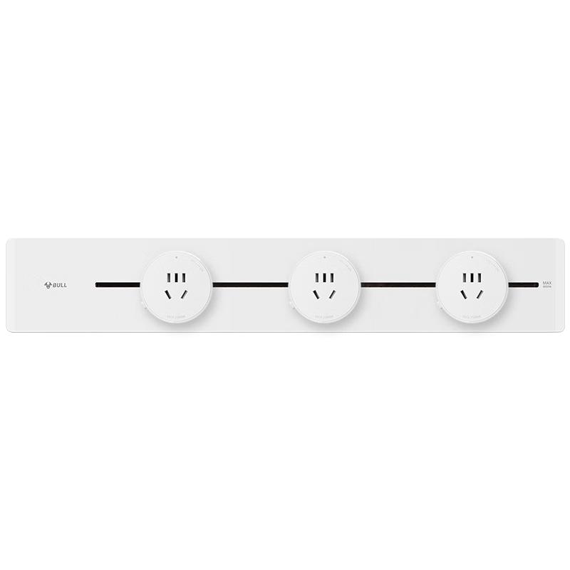 BULL Movable Track Power Strip System CN plug (adapter included)