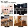 1/6 PCS Magnetic Cable Holder Self Adhesive Cord Clip Smooth Pulling Charging Cable Keeper Wire Clip for Car/Home/Office