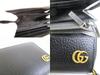 Auth GUCCI Marmont GG Black Leather Round Zip Long Wallet #9800  Refurbished