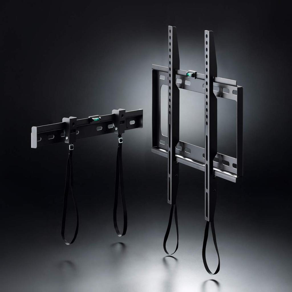 Asahi Wood Processing TV Wall Mount Bracket WALL FIT MOUNT 26-55 Inch Black Standard STD-005-BK