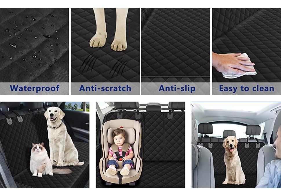 Thickened Waterproof Car Rear Seat Pet Cushion - Stain-Proof, Wear-Resistant Cover