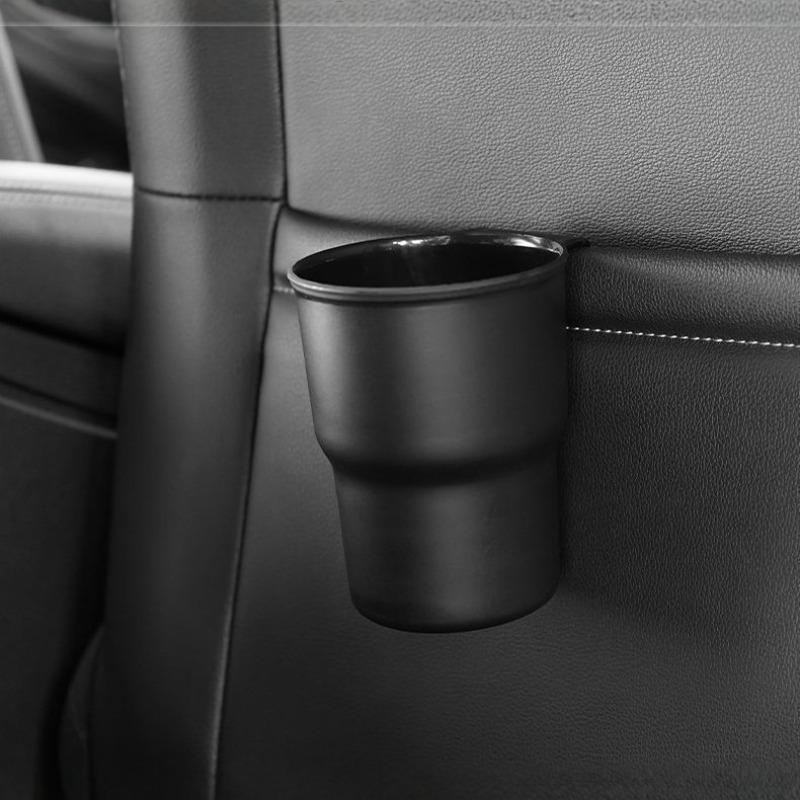 1Pc Hanging Type Seat Clip Car‘S Mounted Single Cup Air Outlet Cup Holder Bucket Console Trash Can Door Slot Armrest Storage Box