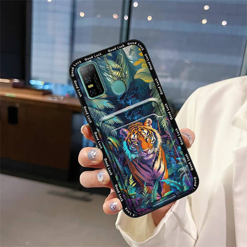 Back Cover Cover Phone Case For Doogee N30 Dirt-resistant Waterproof Soft Case Card Slot Shockproof Anti-knock Cartoon