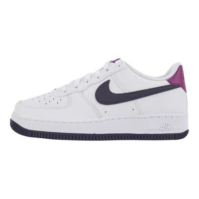 Air Force 1 Synthetic Leather Comfortable Versatile Non-Slip Durable Low-Top Kids Sneakers Unisex Sneakers White Black Purple FV5948111