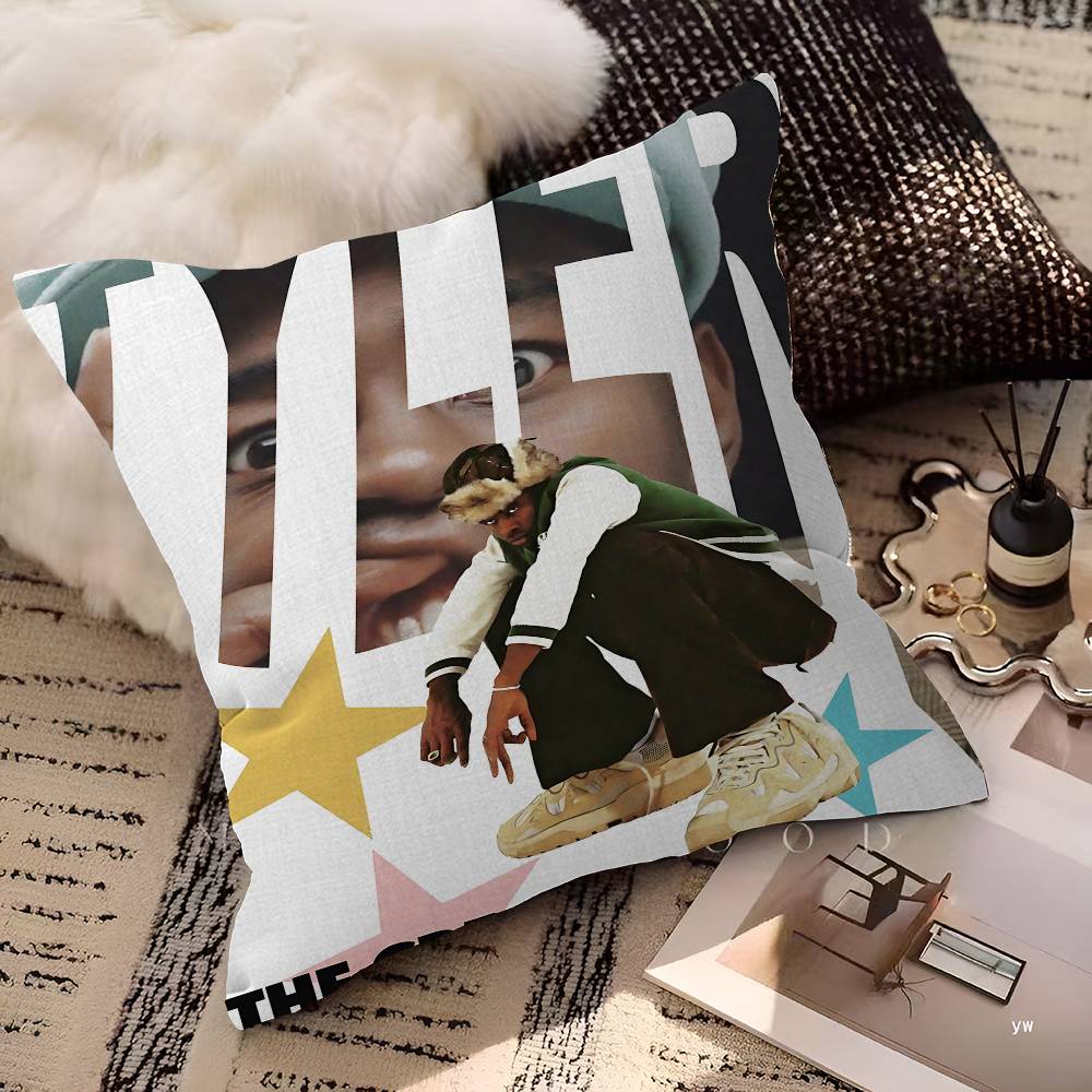 Tyler The Creator 45*45cm Cushion Cover Pillow Cover Decor Pillowcase Home Pillowcase for Couch Pillow