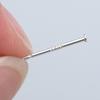 10 Pares de Agujas para Piercing de Oreja Hipoalergénicas Pendientes de Botón para Oreja Tono Plateado para Usuarios Primerizos Unisex Accesorios de Pines para Oreja