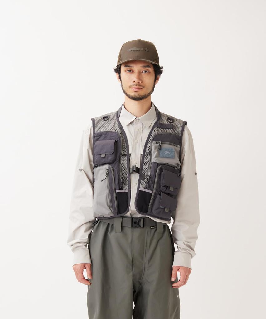 Snow Peak Oreti Vertical Pocket Vest Outerwear Vest GREY L EP-VT-26SU001 Mid-layer Men's Women's