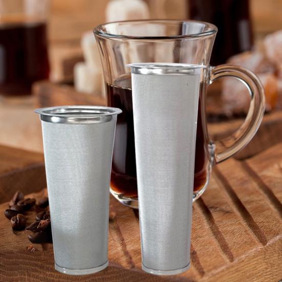 Cold Brew Coffee Filter for 32/64 OZ Wide Mouth Cup Stainless Steel Strainer with Seal Ring for Iced Drinks Tea Infuser & Cold Brew Coffee Maker