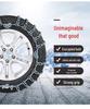 Thickened Iron Anti-Skid Chains for New RAV4 225/65R17 & 235/55R18 Snow Tires