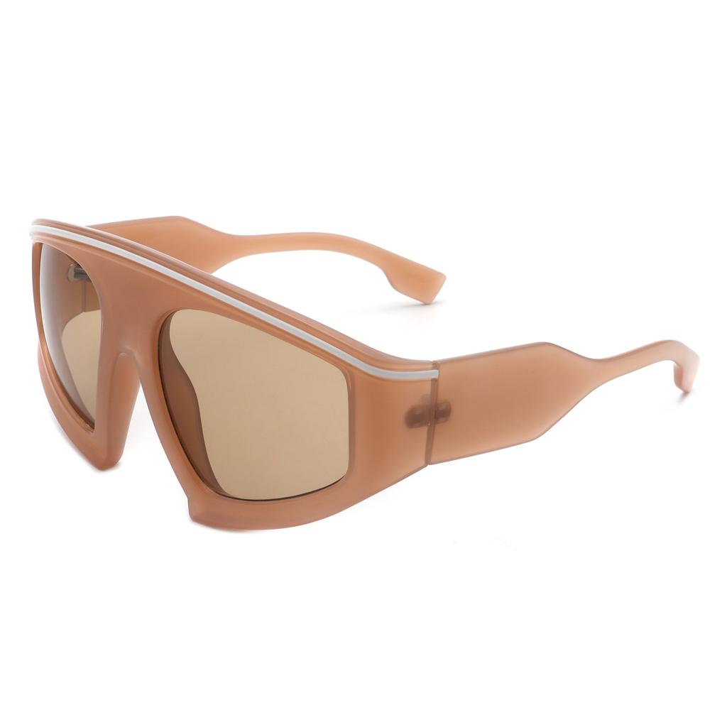 MAXJULI Oversized Candy Color Sunglasses For Men Women Fashion Black Gradient Sun Glasses Driving W8238 UV Protection