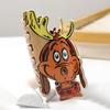 1 Pc Cute Cartoon Print Christmas Seriesgrab Clip Hair Ornament On the Back of the Head