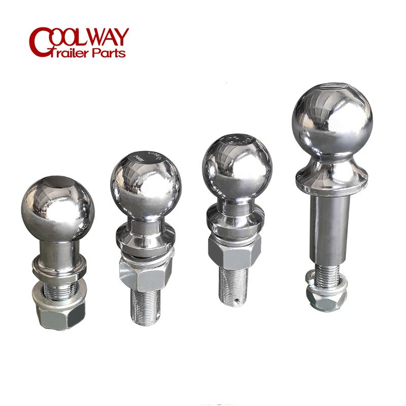 Special Lengthen Chrome Hitch Mount Tow Ball 50mm 2 INCH Shank Dia Coupling Trailer Parts RV Camper Caravan Accessories