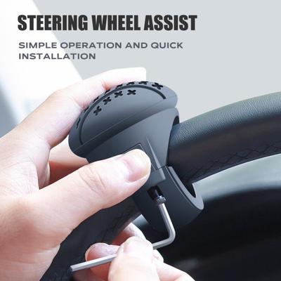 Volant Booster Antidérapant Direction Assistée Bouton de Rotation à 360 degrés Aide à la Conduite Assistée Universelle
