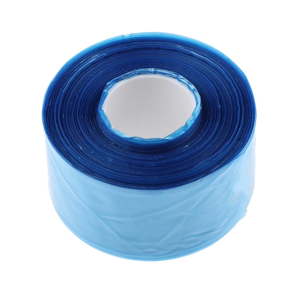 200pcs Disposable Salon Hair Dyeing Blue Protector Covers for Glasses Leg