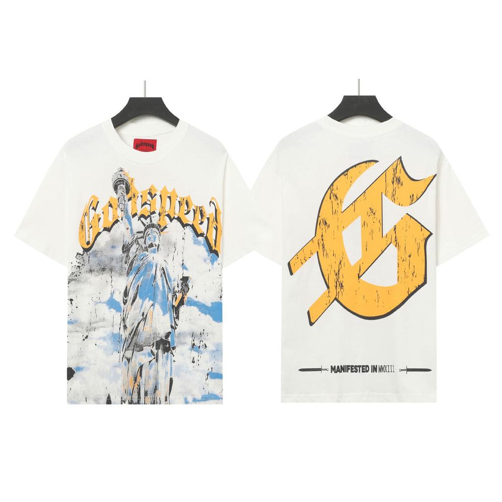 Vintage Skull Rock Band Short-Sleeve Casual Loose T-Shirt for Couples