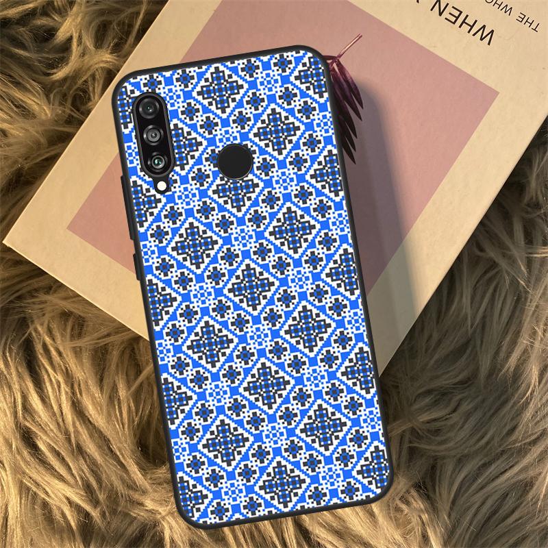 Ukraine Ornament Pattern For Huawei Nova Y90 Y60 Y61 Y70 Y72 Y73 Y91 3i 7i 8i 11i 12i 9 10 SE P20 P30 P40 Lite Case