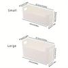 Space-Saving Wall-Mounted Kitchen Storage Box Durable Plastic Cabinet Door Storage Boxes with Plastic Film and Storage Bag Rack