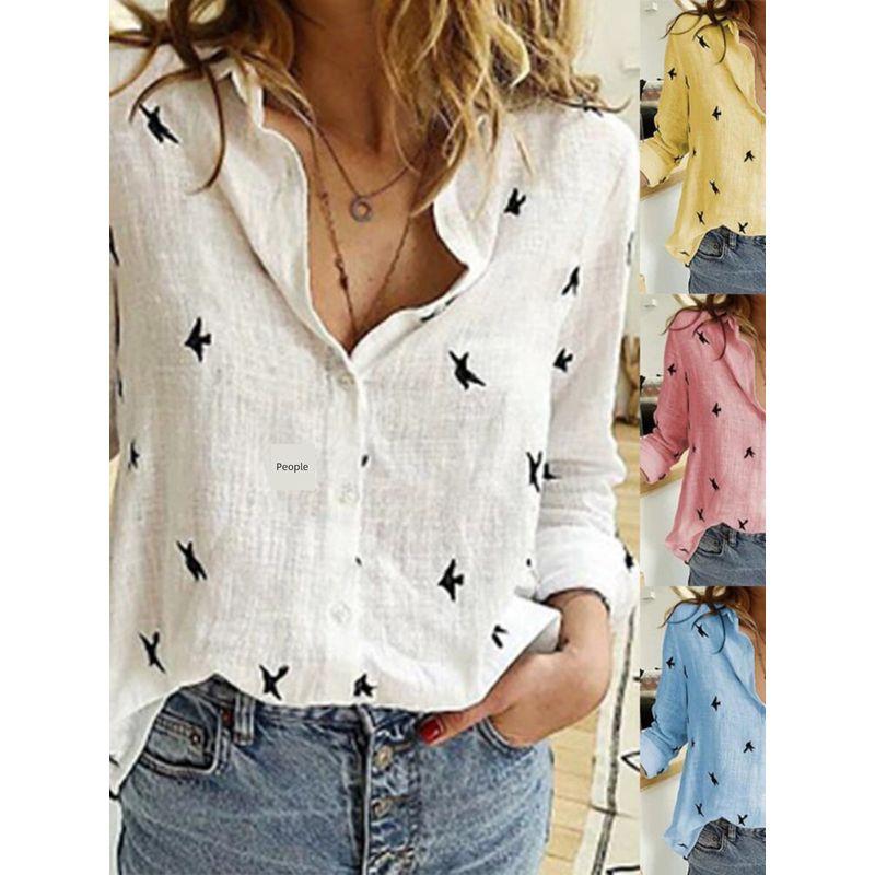 

Amazon Желание Горячий Продавец Свободная Рубашка с Длинным Рукавом Pink L