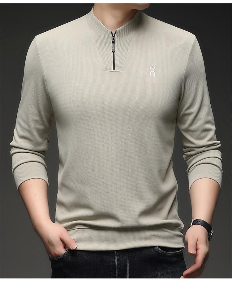 Woodpecker Herren Hoodie mit halbem Reißverschluss, Stehkragen und langen Ärmeln - Frühjahr/Herbst Kollektion 2025