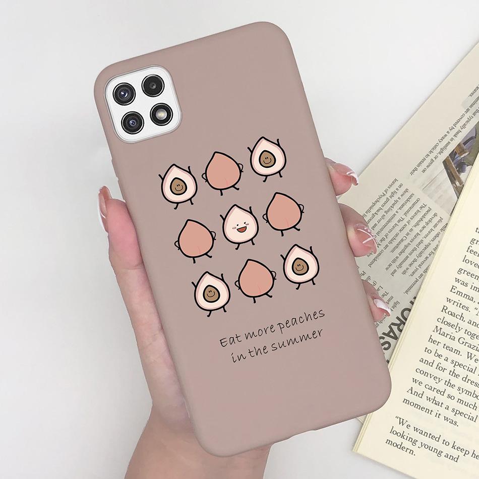 For Samsung Galaxy A22 A22s F42 5G Case Cute Avocado Silicon Back Soft Phone Cover For Samsung A 22 A 22s F 42 5G Colorful Shell