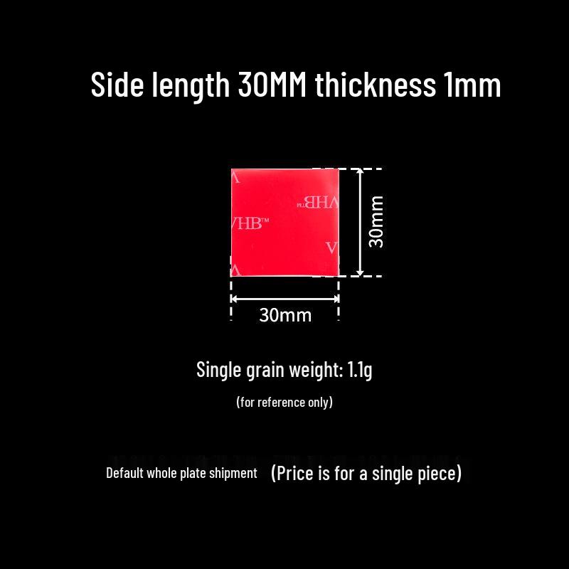 Xinda Feng Trace-Free Nano Double-Sided Tape for Car Ornaments - High Viscosity, Transparent PET