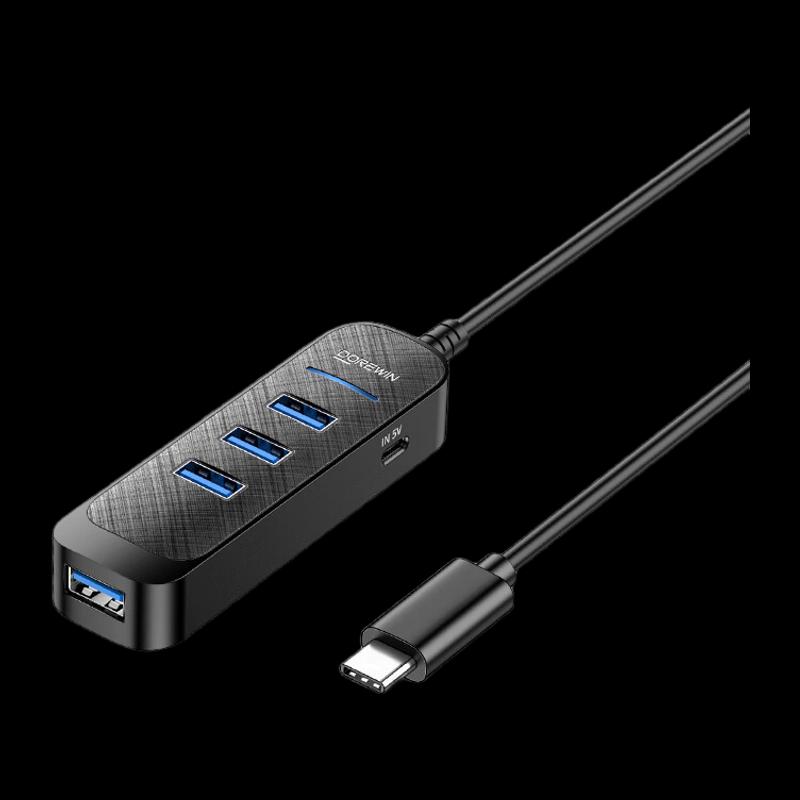 

DOREWIN USB 3.0 4-Port Hub - Gold Edition